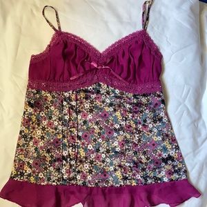 Cute magenta tank top good quality